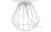 Stolná lampa Chuck, biela