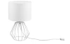 Stolná lampa Chuck, biela