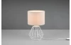Stolná lampa Chuck, biela