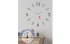Nalepovacie hodiny Galant 60 cm, šedé