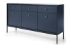 Široká komoda Mono, tmavo modrá