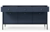 Široká komoda Mono, tmavo modrá