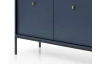 Široká komoda Mono, tmavo modrá