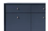 Široká komoda Mono, tmavo modrá