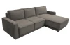 Rohová sedacia súprava Selva, šedo-hnedá látka