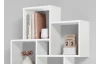 Nástenný regál Laurio, biely, 8 priehradok