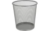 Odpadkový kôš na papier 28 cm, strieborný kov