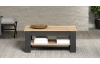 Konferenčný stolík Universal, antracit/dub evoke