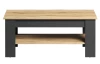 Konferenčný stolík Universal, antracit/dub evoke