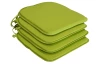 Súprava podsedákov na stoličky (4 ks) Bella 38x38 cm, zelená
