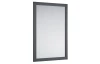 Nástenné zrkadlo Thea 48x68 cm, antracit