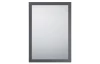 Nástenné zrkadlo Thea 48x68 cm, antracit