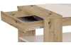 Konferenčný stolík Finley Plus, dub artisan/béžový kašmír