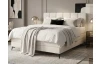 Postel boxspring Bergamo 180x200 cm, svetlo krémová látka