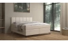 Postel boxspring Bergamo 180x200 cm, svetlo krémová látka