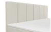 Postel boxspring Bergamo 180x200 cm, svetlo krémová látka