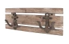 Nástenný vešiakový panel Sailer 2, hnedá vintage