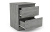 Skrinka /nočný stolík Carlos 402S, šedý beton