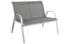 Zahradná lavička Caspian, šedá