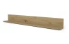 Nástenná polica Carlos, dub artisan, 150 cm
