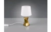 Stolná lampa Abeba, zlatá