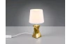 Stolná lampa Abeba, zlatá
