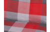 Vankúš na ležadlo Capri 190x5x50 cm, šedo-červený