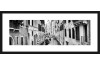 Rámovaný obraz Benátky 60x25 cm, čiernobiely