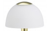 Stolová LED lampa Ventura 29 cm, lesklá mosadz/biele sklo