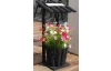 Stojan na kvety Garden 41 cm, čierne drevo
