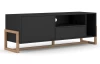 TV skrinka Oslo, čierna/buk