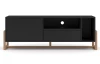 TV skrinka Oslo, čierna/buk