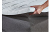 Posteľ boxspring s osvetlením Fargo 180x200 cm, šedá látka