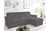 Rohová sedacia súprava Harris, tmavo šedá tkanina, pravý roh