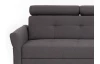 Rohová sedacia súprava Harris, tmavo šedá tkanina, pravý roh