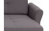 Rohová sedacia súprava Harris, tmavo šedá tkanina, pravý roh
