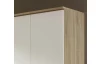 Šatníková skriňa Bremen, 91 cm, dub sonoma/biela