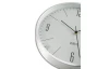 Nástenné hodiny 30 cm, strieborný kov