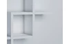 Nástenný regál/polica Geometry, biely
