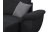 Rohová sedacia súprava Laurent, čierna látka