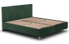 Posteľ s roštmi Stephano 180x200 cm, zelená štrukturovaná látka