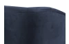 Kreslo Olivio, námornícka modrá zamatová látka