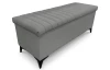 Úložná lavica/periňák Joy, šírka 139 cm, svetlo šedá látka
