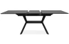Jedálenský stôl s funkciou rozkladu Hero 160x90 cm, imitácia šedého kameňa