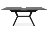 Jedálenský stôl s funkciou rozkladu Hero 160x90 cm, imitácia šedého kameňa