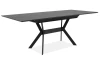 Jedálenský stôl s funkciou rozkladu Hero 160x90 cm, imitácia šedého kameňa
