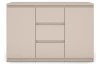Komoda s 3 zásuvkami Carlos, béžová kašmír, 120 cm