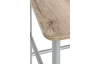 Nemý sluha - stolička Ruta, alu/dub san remo