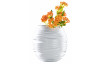 Váza výška 20 cm, biela
