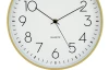 Nástenné hodiny 30 cm, zlatý plast